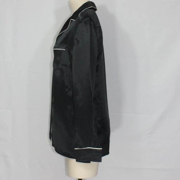 Babaton Aritzia  Venturi blouse Black White button down Classic size Small - Picture 4 of 10